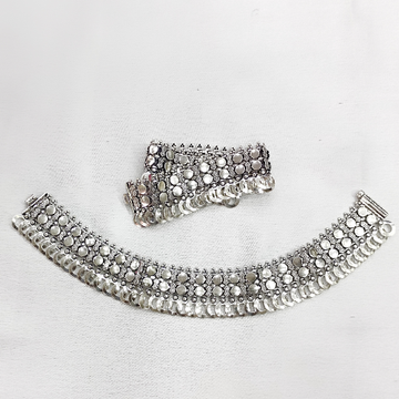 92.5% Pure Silver Heavy Payal For Bride