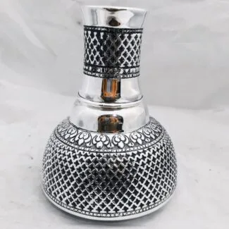 925 pure silver stylish kunja surayi set with glass po-311-03-140809