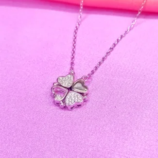 92.5% Pure Sterling Silver Magnetic Chain Pendant-227833